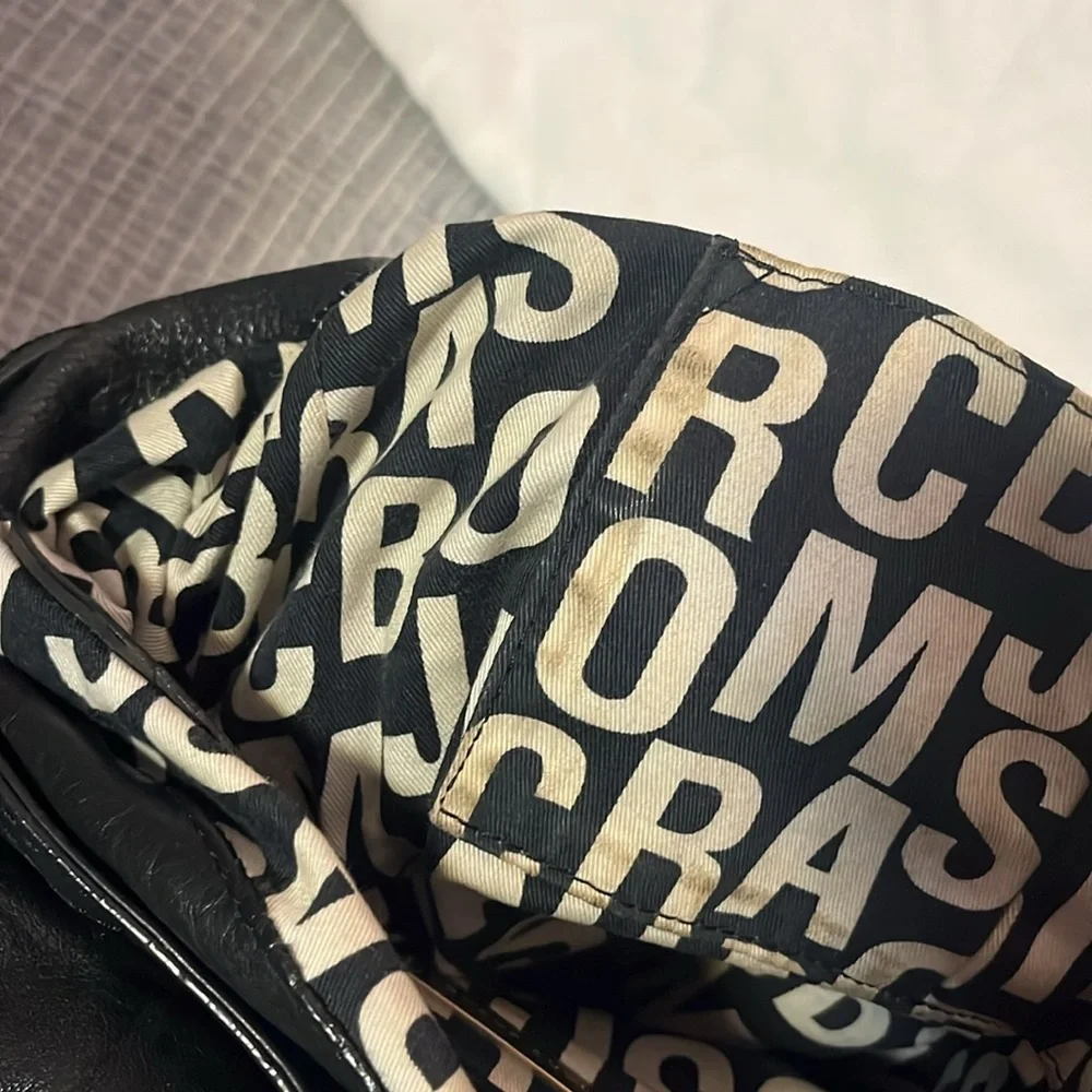 🦩CLEARANCE🦩Large Marc Jacobs black leather shoulder bag with original dust bag - Picture 7 of 7